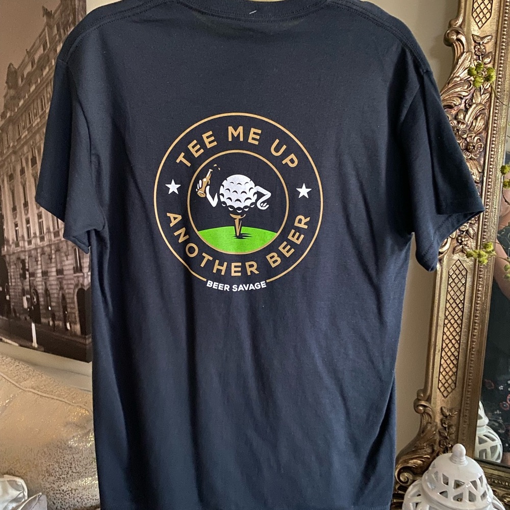 Beer Savage Tee Shirt size medium!
